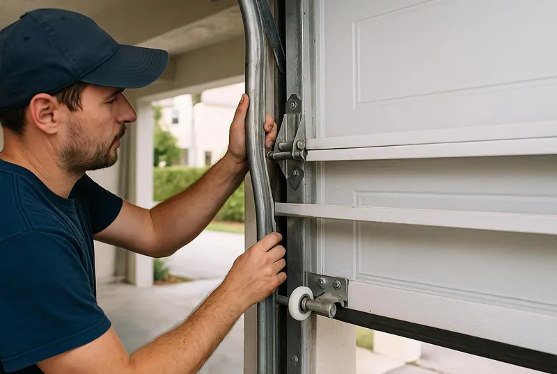Off Track Door Repair in Coral Gables